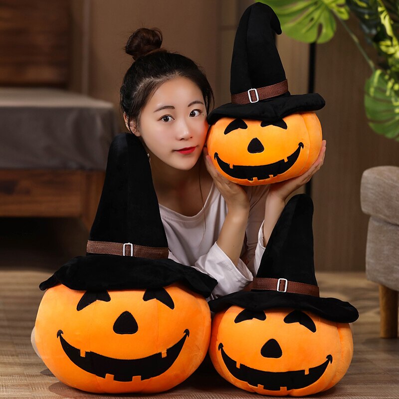 Halloween Decor Plush Toys Lovely Simulation Pumpkin DIY Decorations 30cm / 40cm / 50cm Multiple Choices ShopOnlyDeal