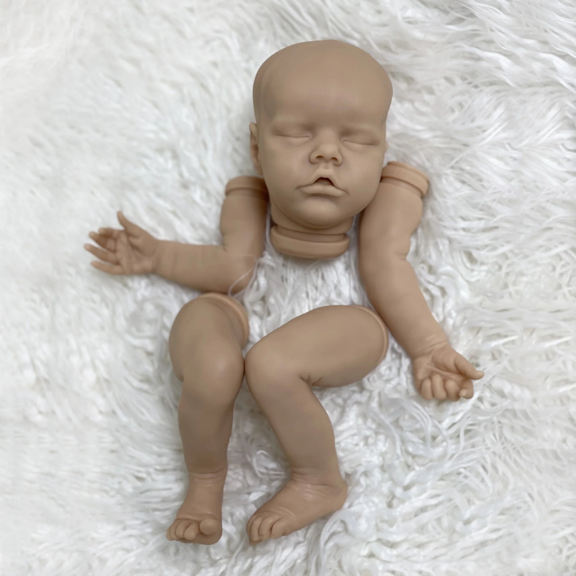 16 Inch DIY Reborn Dolls Parts Accessories Twins Sister Unpainted Unfinished Babies Toy Kit Simulação De Boneca Sem Pintura ShopOnlyDeal