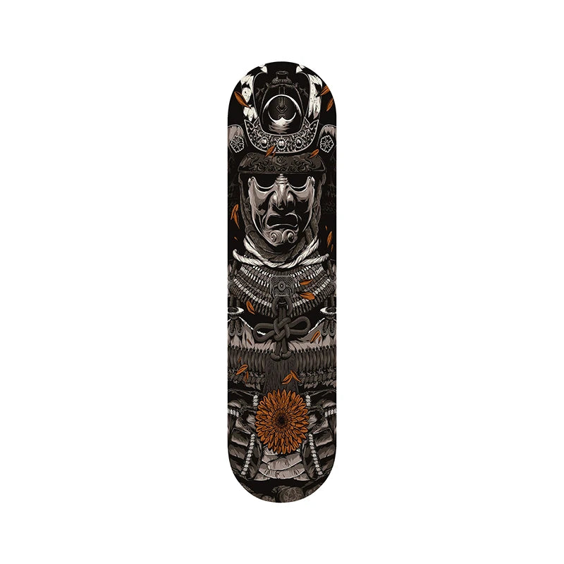 Japanese Samurai Ukiyoe Tiger Decorative Skateboard Art Collection | Skate Deck Wall Art for Bar Pub Club Men Cave Home Decor ShopOnlyDeal