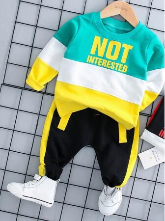 Baby Boys And Girls Clothing Set Tricken Fleece Children Hooded Outerwear Tops Pants 3PCS Outfits Kids Toddler Warm Costume Suit ShopOnlyDeal