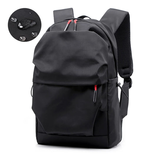 Multifunctional Computer Waterproof Backpack Men Luxury Student School Bags Casual Pleated Backpacks 15.6 Inches Laptop Bag Pack ShopOnlyDeal