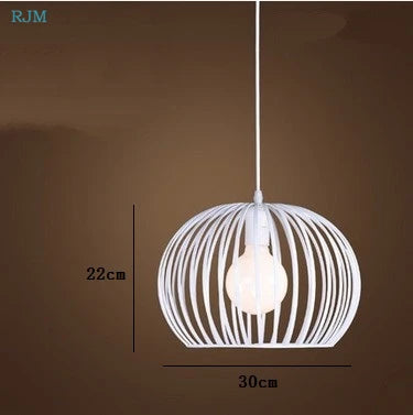 Nordic Creative Simple Pendant Lamps Vintage Industrial Style Iron Pendant Lights for Restaurant Bar Cafes Living Room Lights ShopOnlyDeal