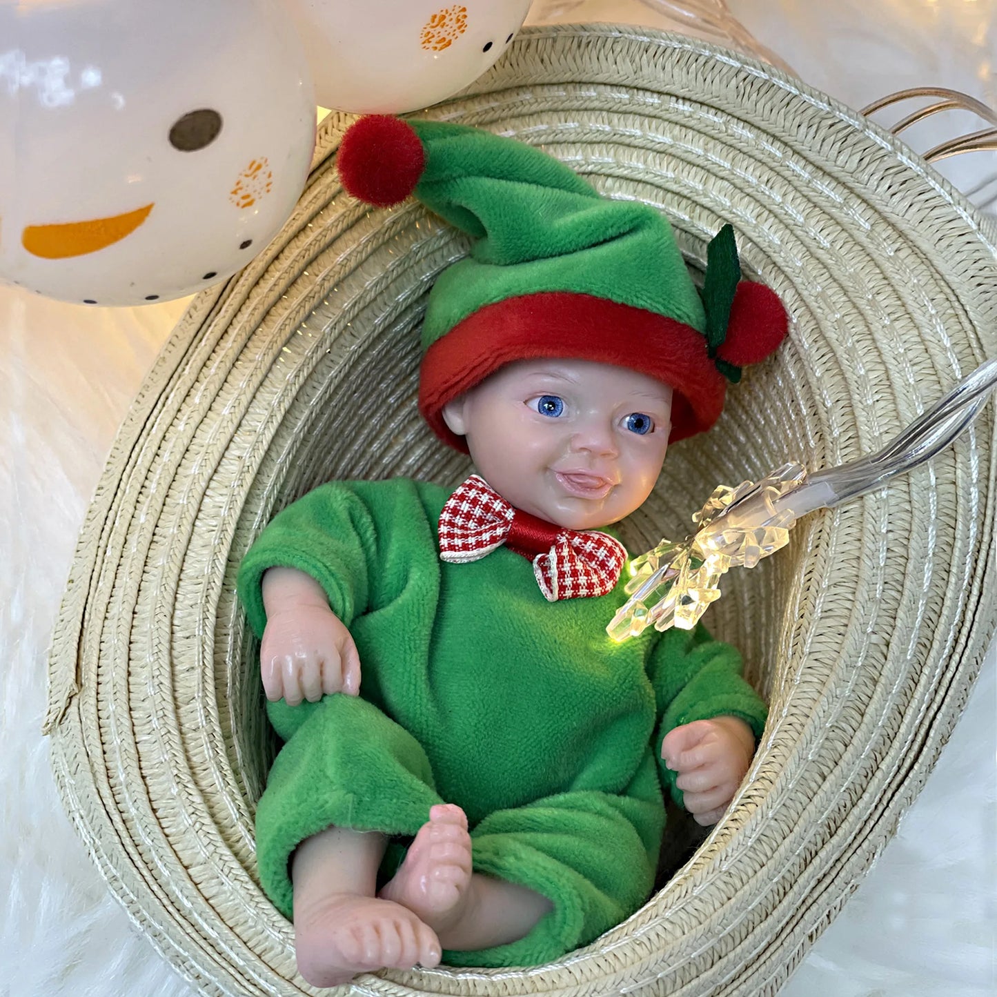 Lovely 6 Inch Palm Newborn Babies Full Body Silicone Boys Reborn Dolls Bebe Reborn Corpo De Silicone Inteiro ShopOnlyDeal