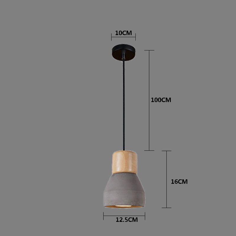 Modern simplicity LED E27 Pendant light Lighting nordic simplicity Hanging Lights Home improvement concrete decoration Pendant l ShopOnlyDeal