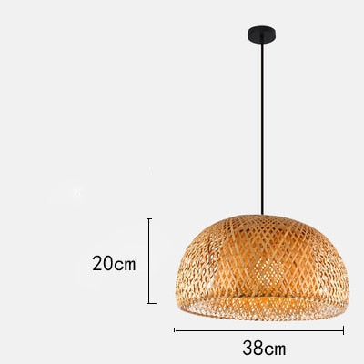 New Chinese Style Pendant Lamp Bamboo Light Fixture for Dining Room Decoration Loft Restaurant Suspension Luminaire Hanglamp ShopOnlyDeal