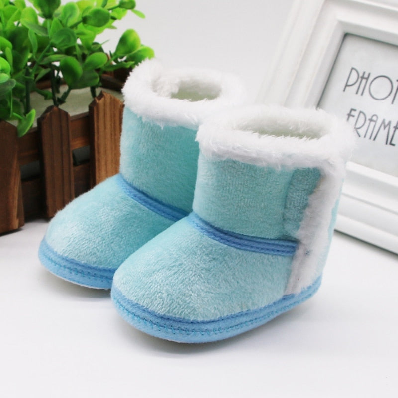 Spring Winter Warm Newborn Boots 1 Year baby Girls Boys Shoes Toddler Soft Sole Fur Snow Boots 0-18M ShopOnlyDeal