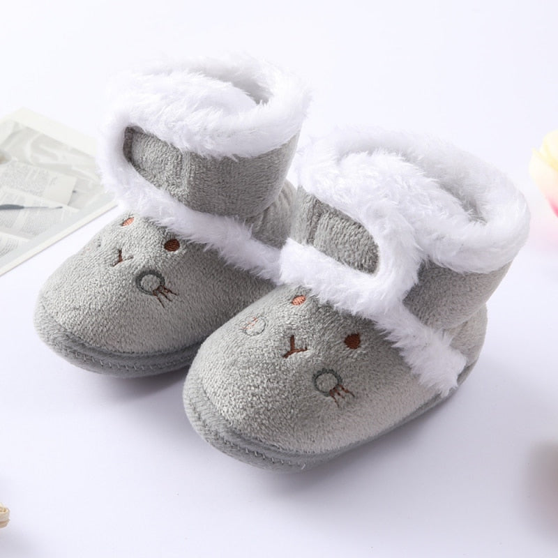 Spring Winter Warm Newborn Boots 1 Year baby Girls Boys Shoes Toddler Soft Sole Fur Snow Boots 0-18M ShopOnlyDeal