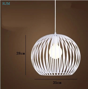 Nordic Creative Simple Pendant Lamps Vintage Industrial Style Iron Pendant Lights for Restaurant Bar Cafes Living Room Lights ShopOnlyDeal