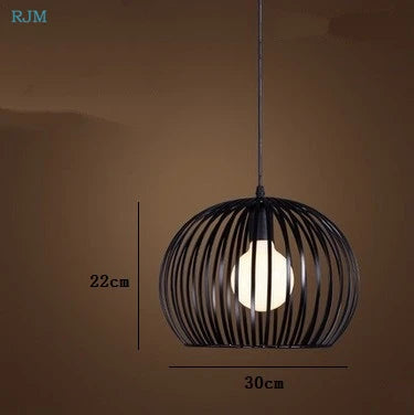 Nordic Creative Simple Pendant Lamps Vintage Industrial Style Iron Pendant Lights for Restaurant Bar Cafes Living Room Lights ShopOnlyDeal