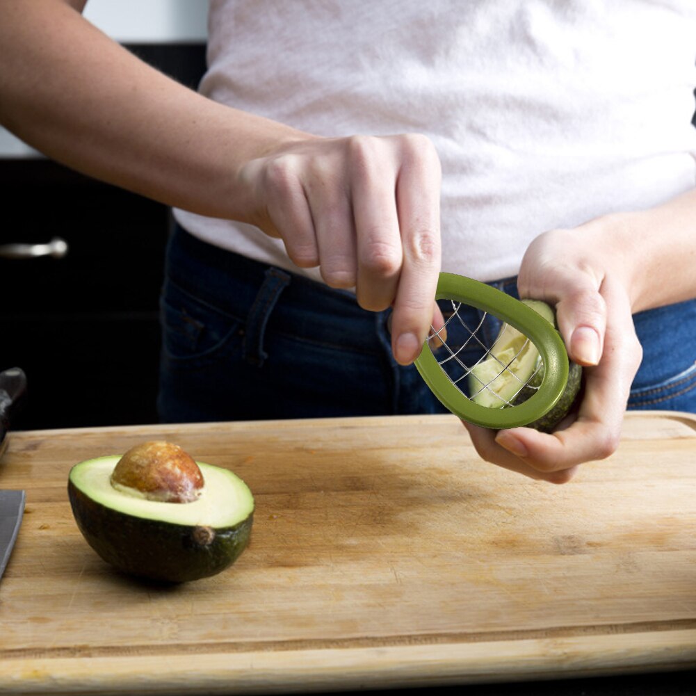 Kitchen Avocado Slicer: Shea Corer, Butter Fruit Peeler Cutter, Pulp Separator - Kitchen Accessories for Efficient Avocado Preparation ShopOnlyDeal