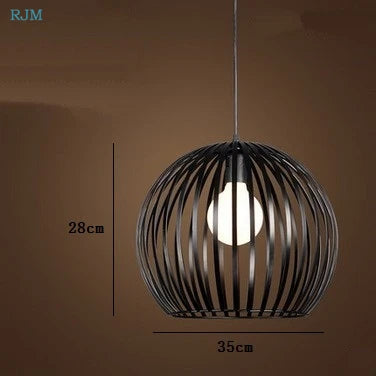 Nordic Creative Simple Pendant Lamps Vintage Industrial Style Iron Pendant Lights for Restaurant Bar Cafes Living Room Lights ShopOnlyDeal