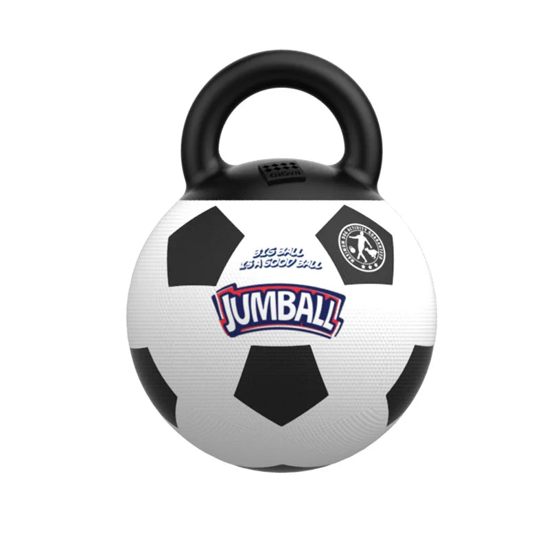 Football Toys for Large Dogs | Pet Training Toys | Inflatable Footballs with Handles | Big Dog Toys | Balls ShopOnlyDeal