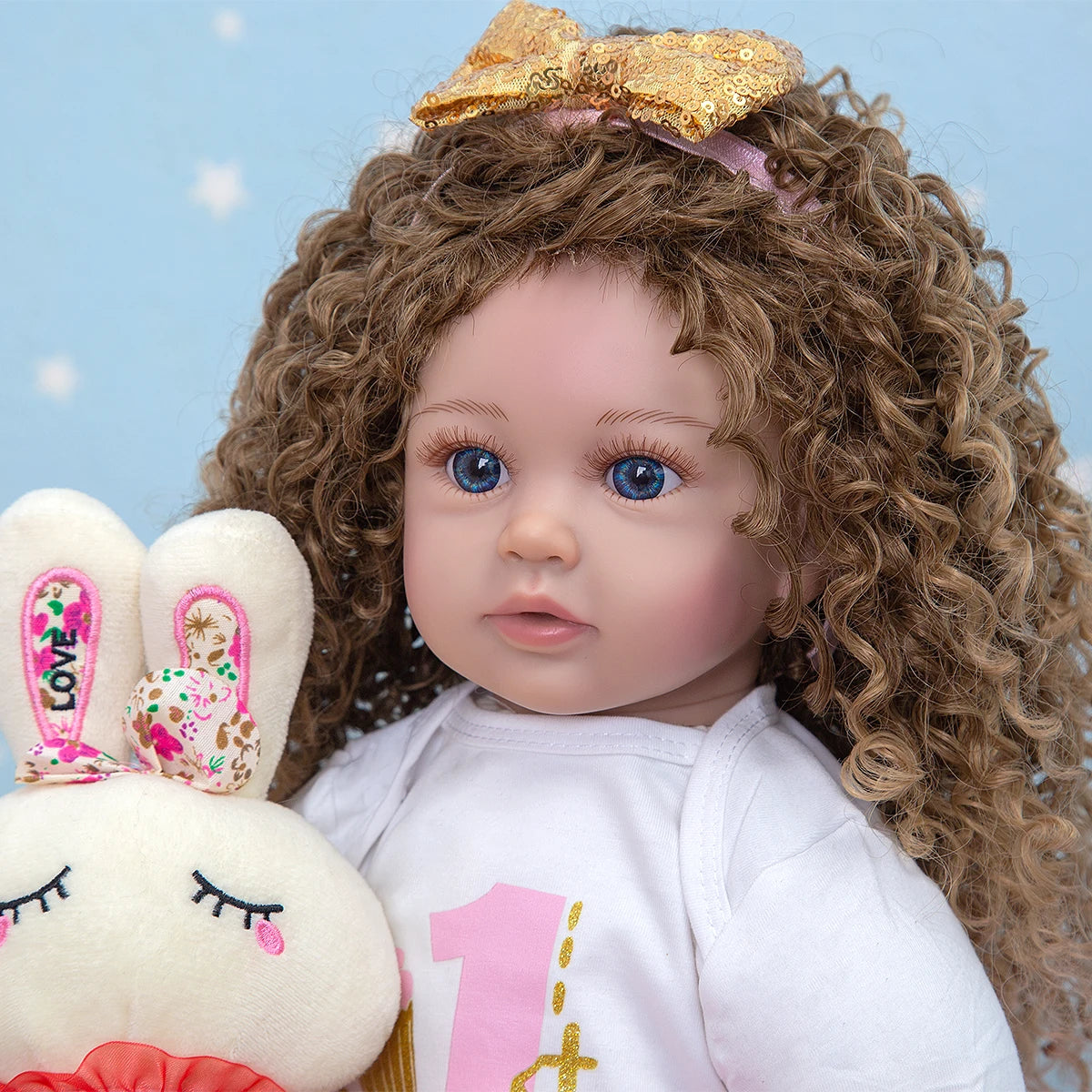 New bebes 60 CM Reborn Dolls Menina Long Hair Lifelike Soft Silicone Cloth Body Newborn Boneca Toys Kids Birthday XMAS Gift ShopOnlyDeal