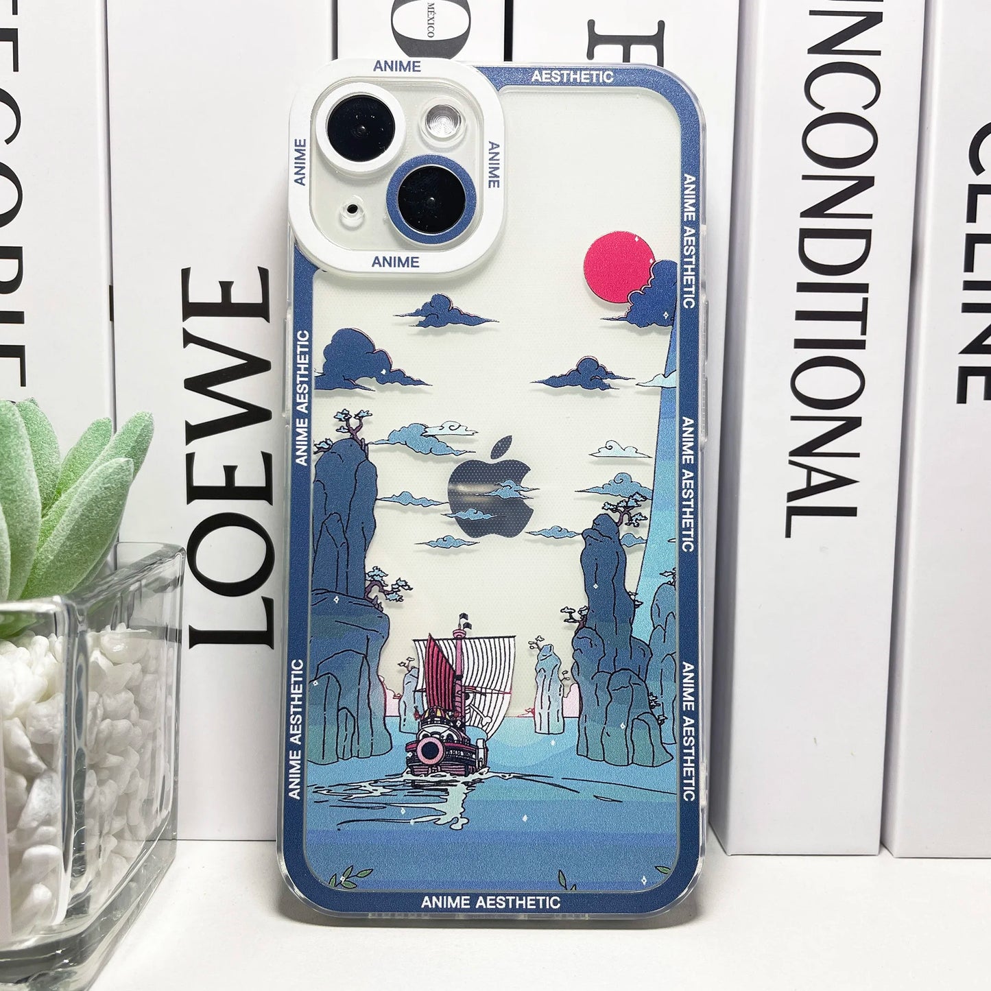 HD Printing Cute Japanese Anime Aesthetic Phone Case | For iPhone 15, 14, 13, 12, 11 Pro Max, Mini XS, X, XR, SE, 7, 8 Plus | Clear Soft Cover ShopOnlyDeal