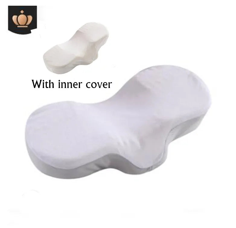 High Quality Memory Foam Anti Wrinkle Pillow Ergonomic Curve Improve Sleeping Pillows Perfect Concave Headrest Neck Support ShopOnlyDeal