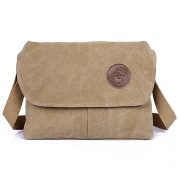 Men's Travel Crossbody Bag Canvas Men Messenger Bags Vintage Top-Handle Handbags Packets Casual Multifunction Tote Shoulder Bags ShopOnlyDeal