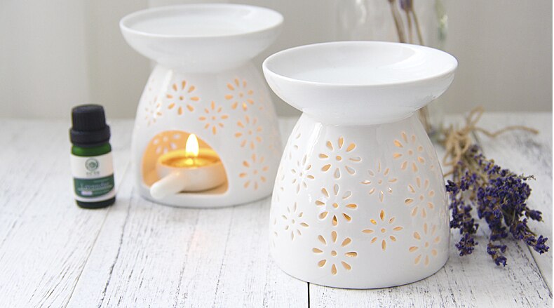 Aroma Lamp Wax Melts Warmer Electric Wax Melts Warmer Candle Lamp Oils Warmer  Fragrance Lamp Essential Oil Burner Night Light ShopOnlyDeal