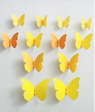 12Pcs 3D Magnet Butterflies Wall Stickers Butterfly Outdoor Bedroom Living Room Home Decor Fridage Decals For Wedding Decoration ShopOnlyDeal