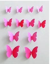 12Pcs 3D Magnet Butterflies Wall Stickers Butterfly Outdoor Bedroom Living Room Home Decor Fridage Decals For Wedding Decoration ShopOnlyDeal