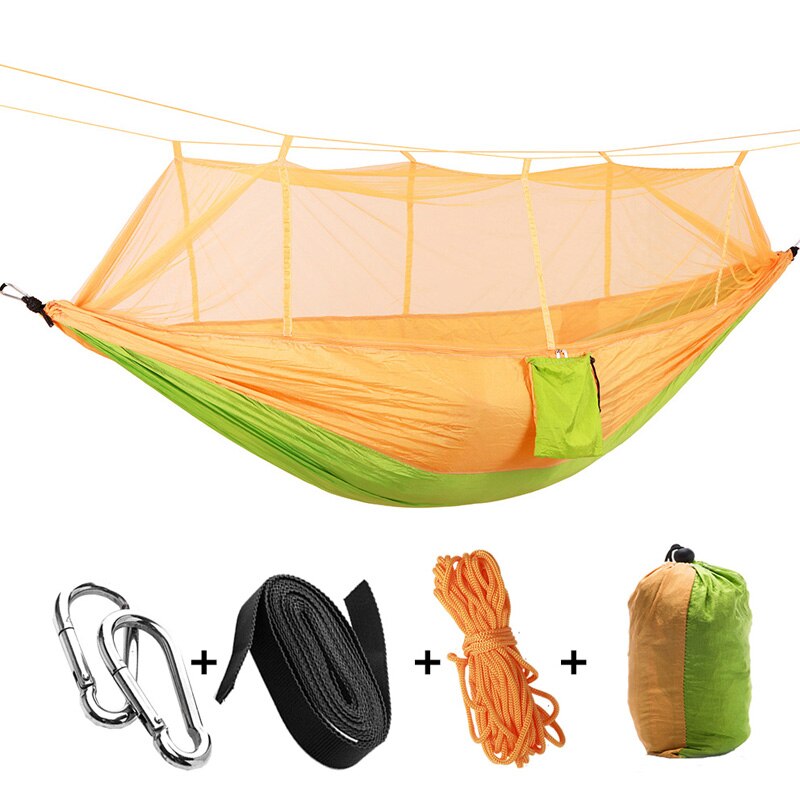 Sleeping Swing with Anti-Mosquito Parachute Cloth: Double 210T Nylon Aerial Camping Tent and Outdoor Mosquito Net Hammock ShopOnlyDeal