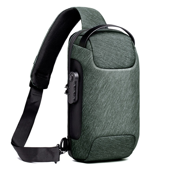 New Multifunction Crossbody Bag for Men Anti-theft Shoulder Messenger Bags Male Waterproof Short Trip Chest Bag Male Bag ShopOnlyDeal