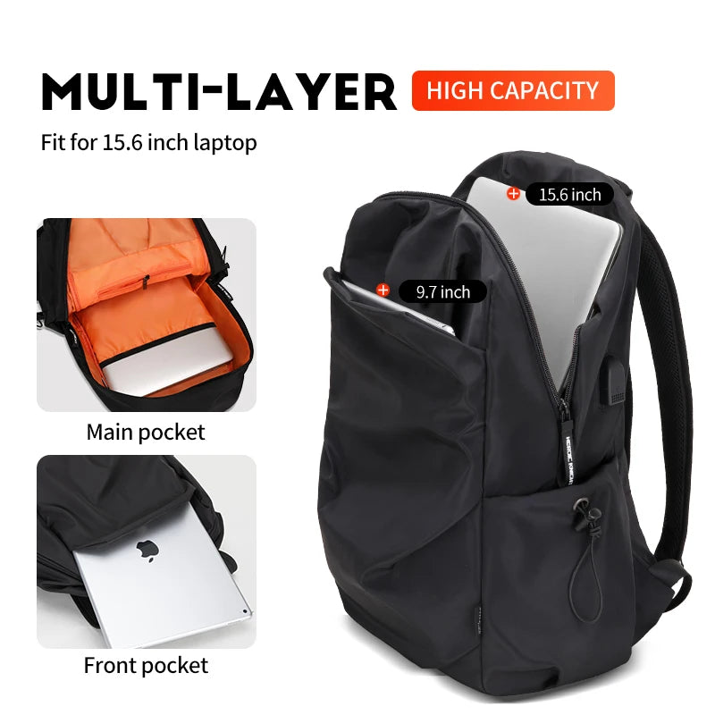 Men Fashion Backpack 15.6inch Laptop Backpack Men Waterproof Travel Outdoor Backpack Teenage Mochila Bag сумка для ноутбука ShopOnlyDeal