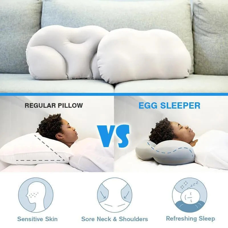 Cloud Sleep Pillow Micro Airball Pillow Addiction 3D Deep Sleeping Neck Head Air Balls Cushion For Egg Pressure Relief Pillows ShopOnlyDeal