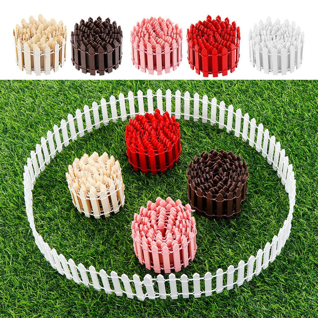 Mini Small Fence Barrier Wooden Craft Fence DIY Garden Kit Plant Flower Potted Landscape Decor Accessories Miniature Terrarium ShopOnlyDeal