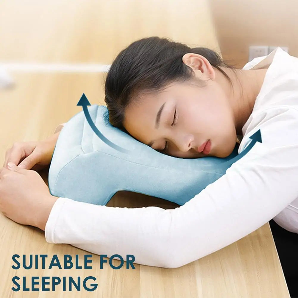 New Slow Rebound Pressure Pillow, Nap Sleeping Pillow Cushion Memory Foam Arched Arm Pillow, Prevent Hand Numb Anti Pressure ShopOnlyDeal