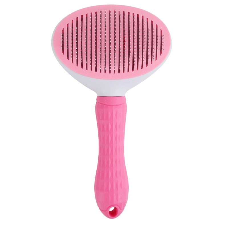 Pet Dog Brush Cat Comb Self Cleaning Pet Hair Remover Brush For Dogs Cats Grooming Tools Pets Dematting Comb Dogs Accessories ShopOnlyDeal