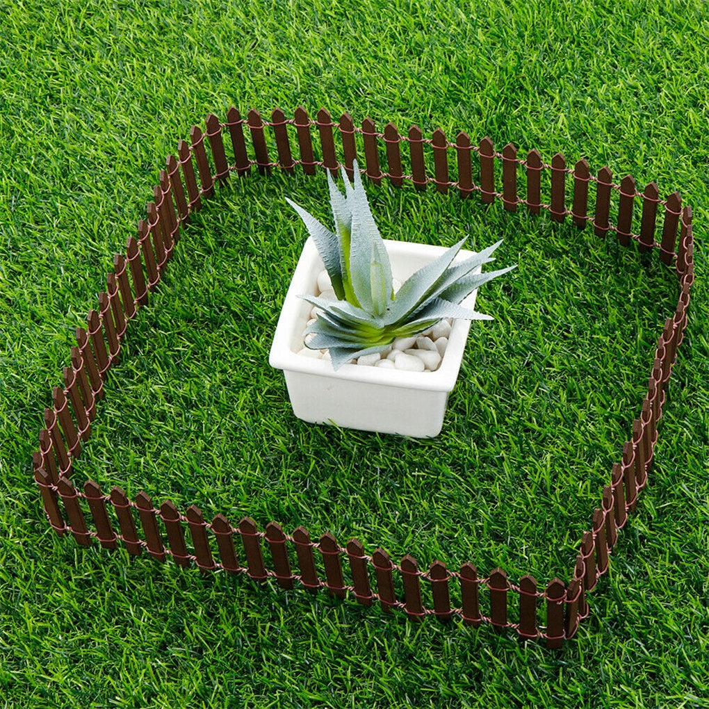 Mini Small Fence Barrier Wooden Craft Fence DIY Garden Kit Plant Flower Potted Landscape Decor Accessories Miniature Terrarium ShopOnlyDeal