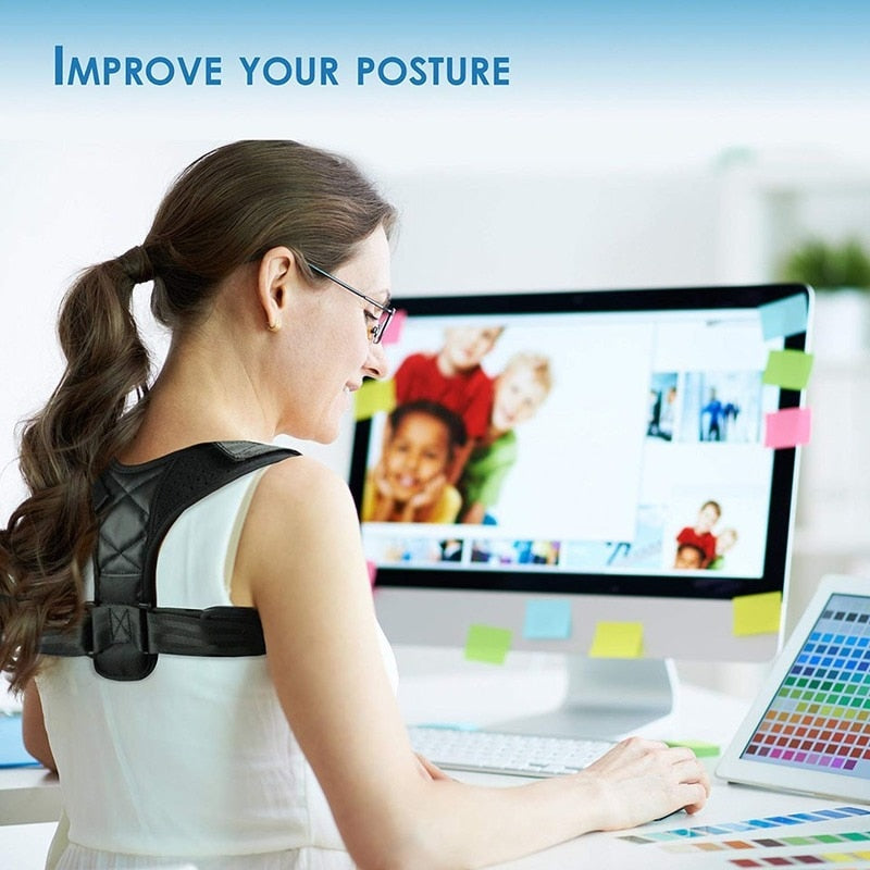 Medical Adjustable Clavicle Posture Corrector Men Woemen Upper Back Brace Shoulder Lumbar Support Belt Corset Posture Correction ShopOnlyDeal