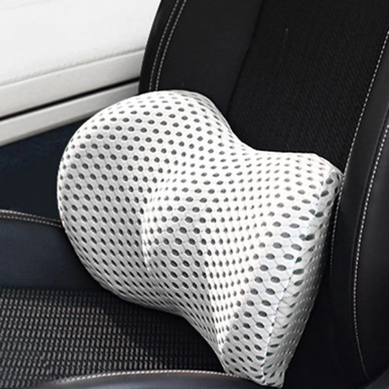 Breathable Memory Cotton Physiotherapy Lumbar Pillow For Car Seat Back Waist Pain Support Cushion for Bed Sofa Office Sleep Pectin Breathable TPE Air Layer Pillow