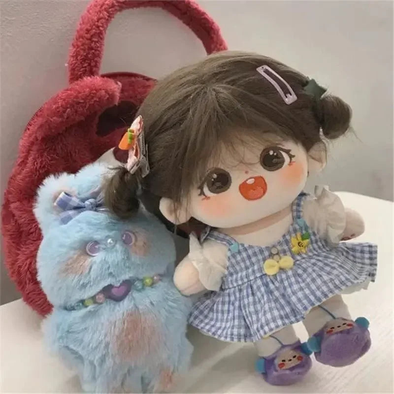 Kawaii Girl Lily Stuffed Plushies 20cm Cotton Doll Super Cute Happy Girl Plush Toy Birthday Gifts For Girl Keep Baby Dolls ShopOnlyDeal