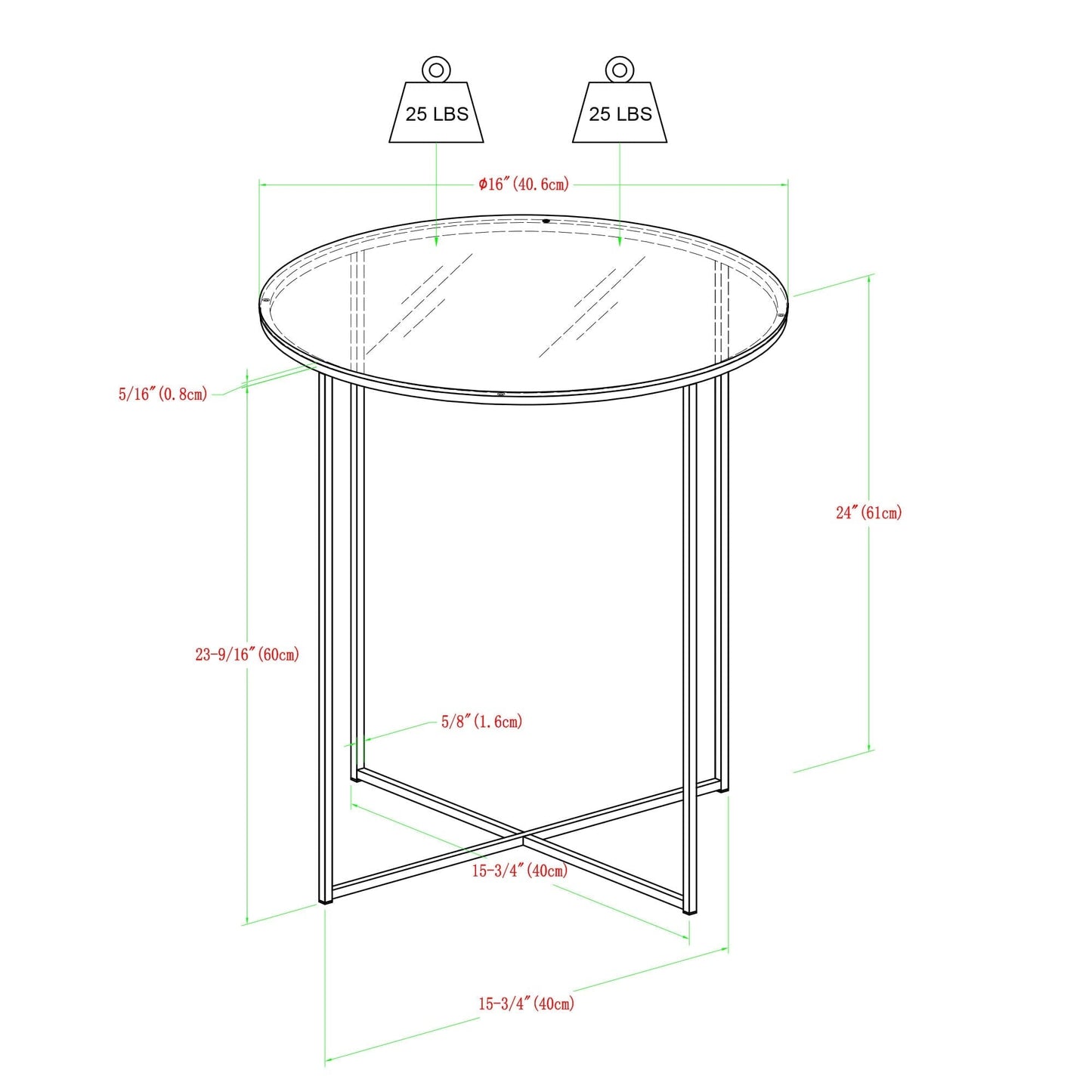 Alissa Side Table Walker Edison