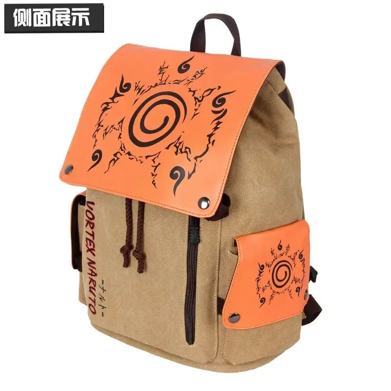 Naruto Anime Peripheral Two-Dimensional Backpack | Large Capacity Rucksack | Primary and Secondary School Student School Bag ShopOnlyDeal