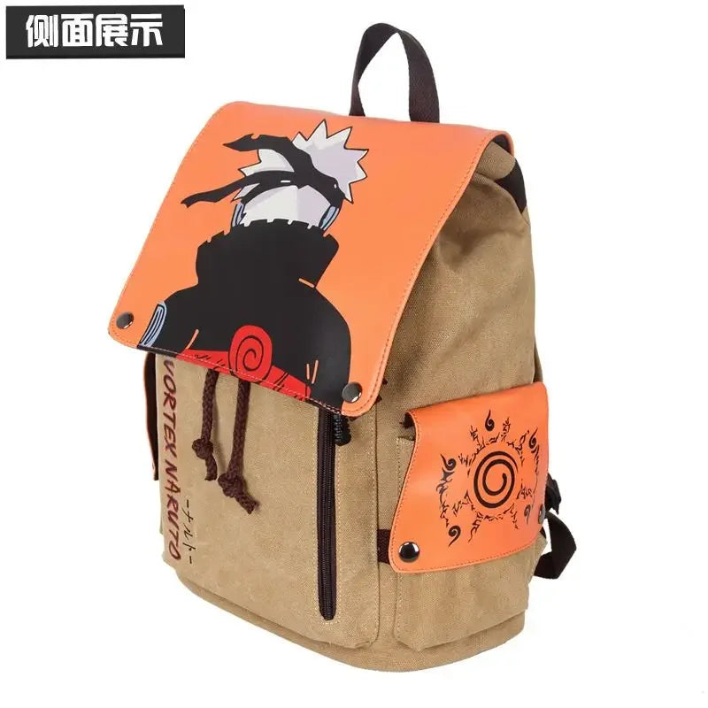 Naruto Anime Peripheral Two-Dimensional Backpack | Large Capacity Rucksack | Primary and Secondary School Student School Bag ShopOnlyDeal