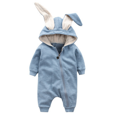 Cute Spring and Autumn Cotton Rabbit Ears Romper ShopOnlyDeal