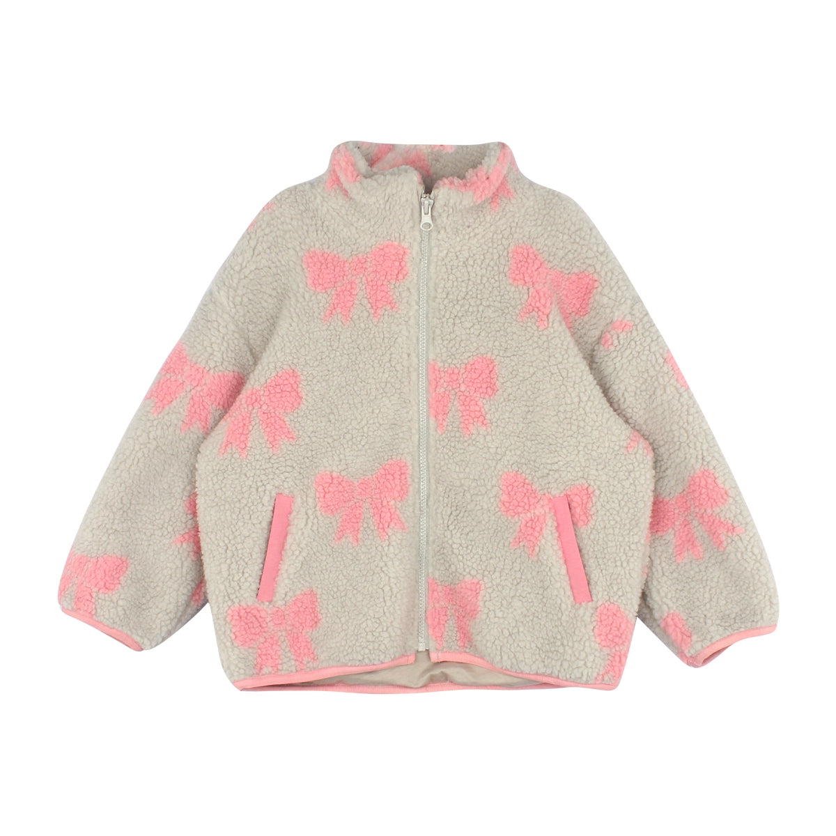 Utouto Big Ear Elephant Girl Pattern Stuffed Zipper Outwear 2024 Winter New Arrival Baby Girl Stylish and Unique ShopOnlyDeal