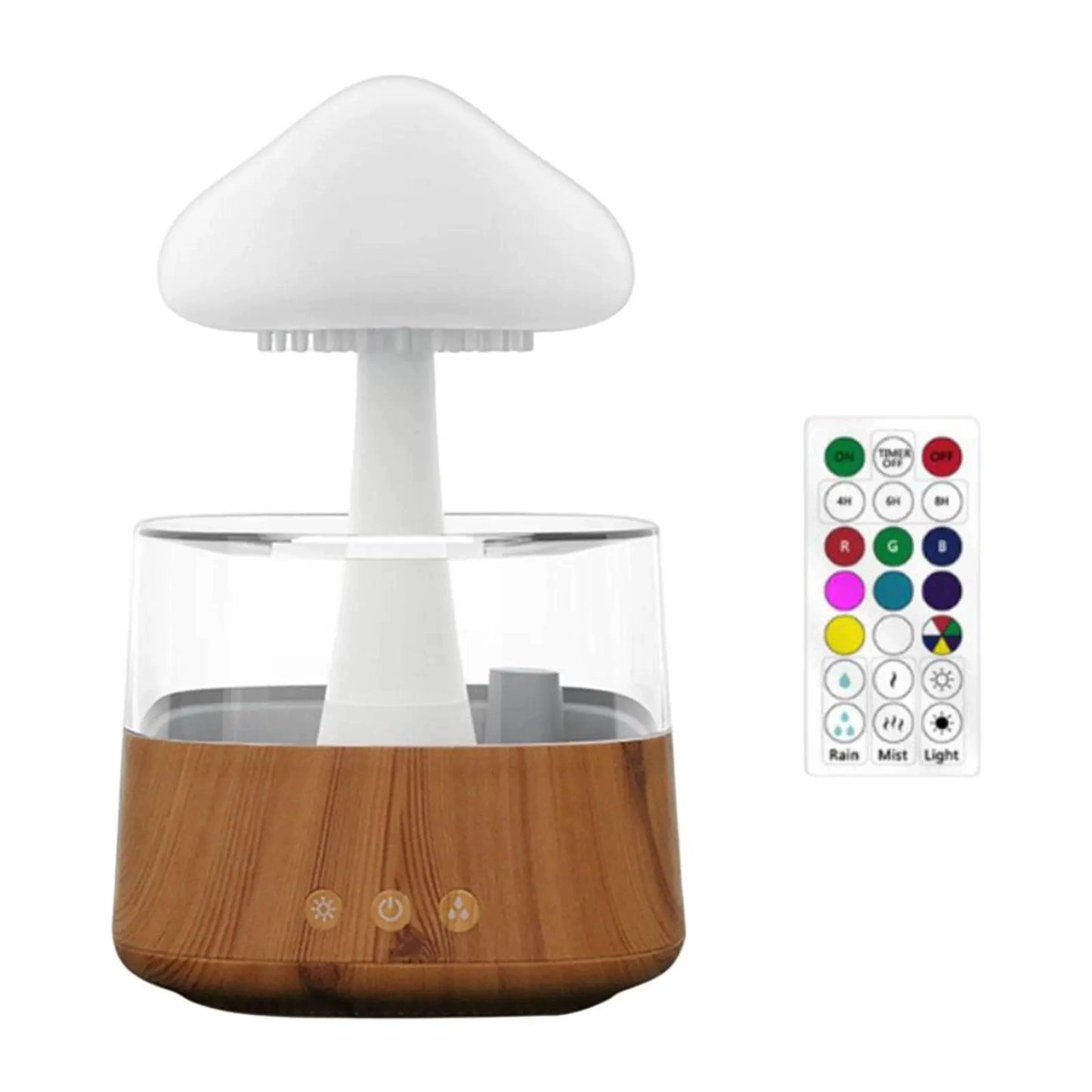 Colorful Night Lamp Rain Mist Rain Drops White Noise Ultrasonic Atomization Aroma Diffuser Cure Rain Cloud Rain Humidifier ShopOnlyDeal