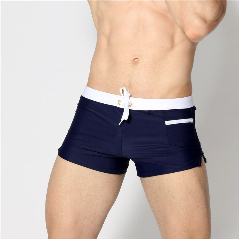 Men's Swimming Trunks | Front Pocket Quick-Drying Beach Trunks | Boxer Swimming Trunks | Men's Swimsuit | Foreign Trade Wholesale ShopOnlyDeal