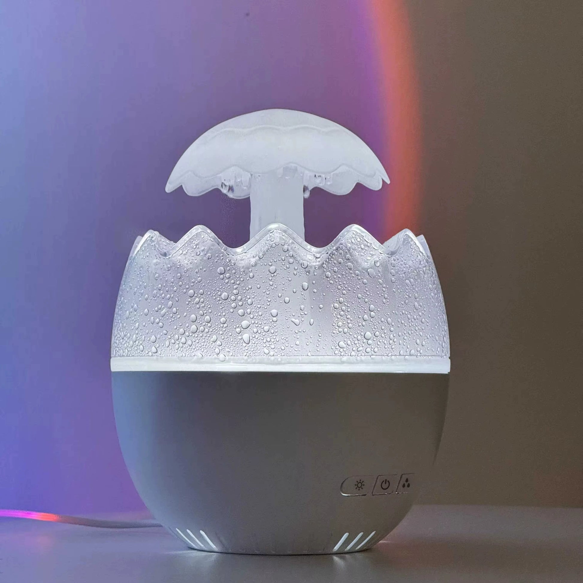 Colorful Night Lamp Rain Mist Rain Drops White Noise Ultrasonic Atomization Aroma Diffuser Cure Rain Cloud Rain Humidifier ShopOnlyDeal