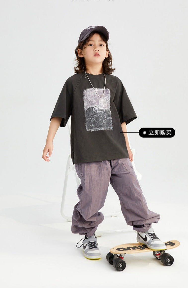 Children's Pants 2024 Summer New | Fashionable and Versatile Boys' Breathable Casual Pants | Korean Style Trousers ShopOnlyDeal