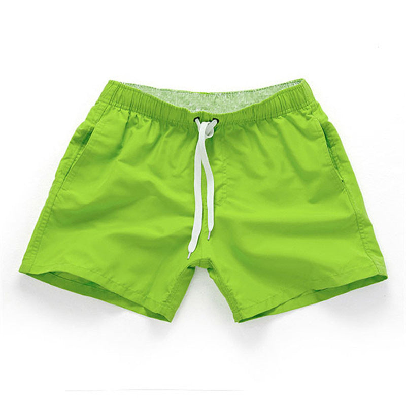 Popular Beach Pants Men's Shorts | Summer Surf Pants | Solid Color European and American Beach Pants | Men's Large Beach Shorts ShopOnlyDeal