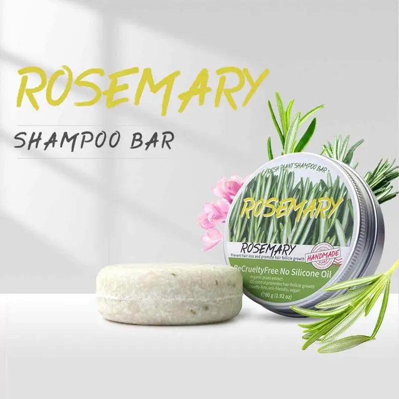 Rosemary Bar Shampoo | Anti-Thinning Rosemary Shampoo | Moisturizing Unscented Solid Shampoo Bar for Dry, Damaged Hair ShopOnlyDeal