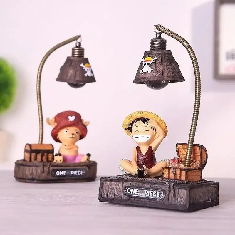 One Piece Luffy high-value animation peripheral cartoon cute desktop night light decoration learning office unisex birthday gift ShopOnlyDeal