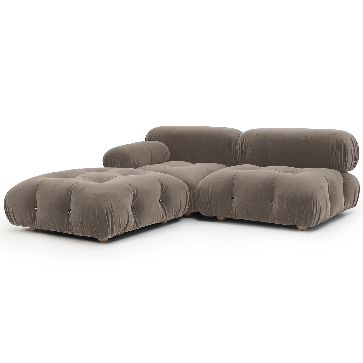 Create the Ultimate Family Living Room Retreat with our Suede Module Sofa Sectional Couches - Furniture Combination Block Modular Leisure Cloud Sofas Set for Comfy and Stylish Relaxation! ShopOnlyDeal