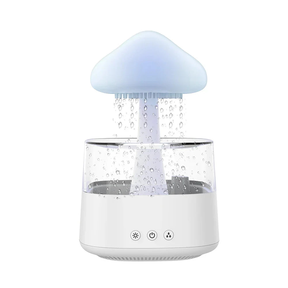 Relax Cloud Rain Diffuser Humidifier Raindrop Aromatherapy Machine Ultrasonic Atomization Humidification Colorful Lamp ShopOnlyDeal