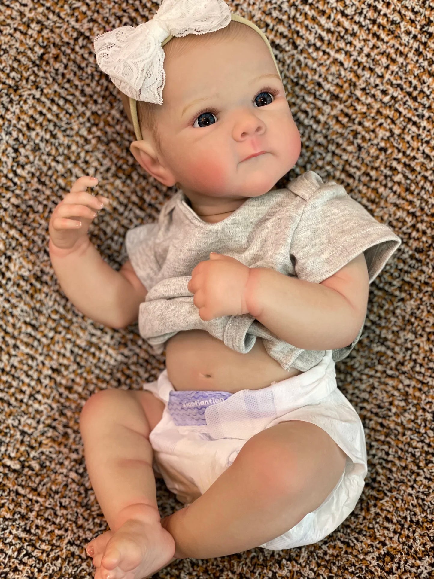 Cuddly Bettie Bebe Reborn Girl Full Body Silicone Doll 50cm Collectible Lifelike Realistic Art Reborn Dolls muñecas reborn ShopOnlyDeal