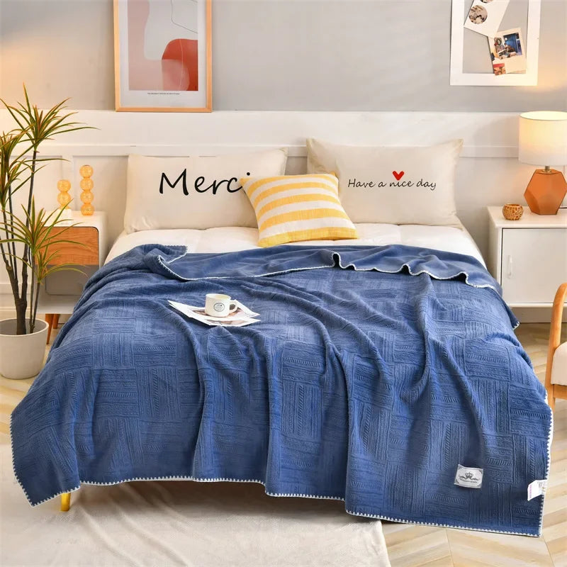 Milk Velvet Cooling Blanket | Lightweight Summer Comforter for Bed & Couch | Cozy Soft & Suitable for All Seasons ShopOnlyDeal